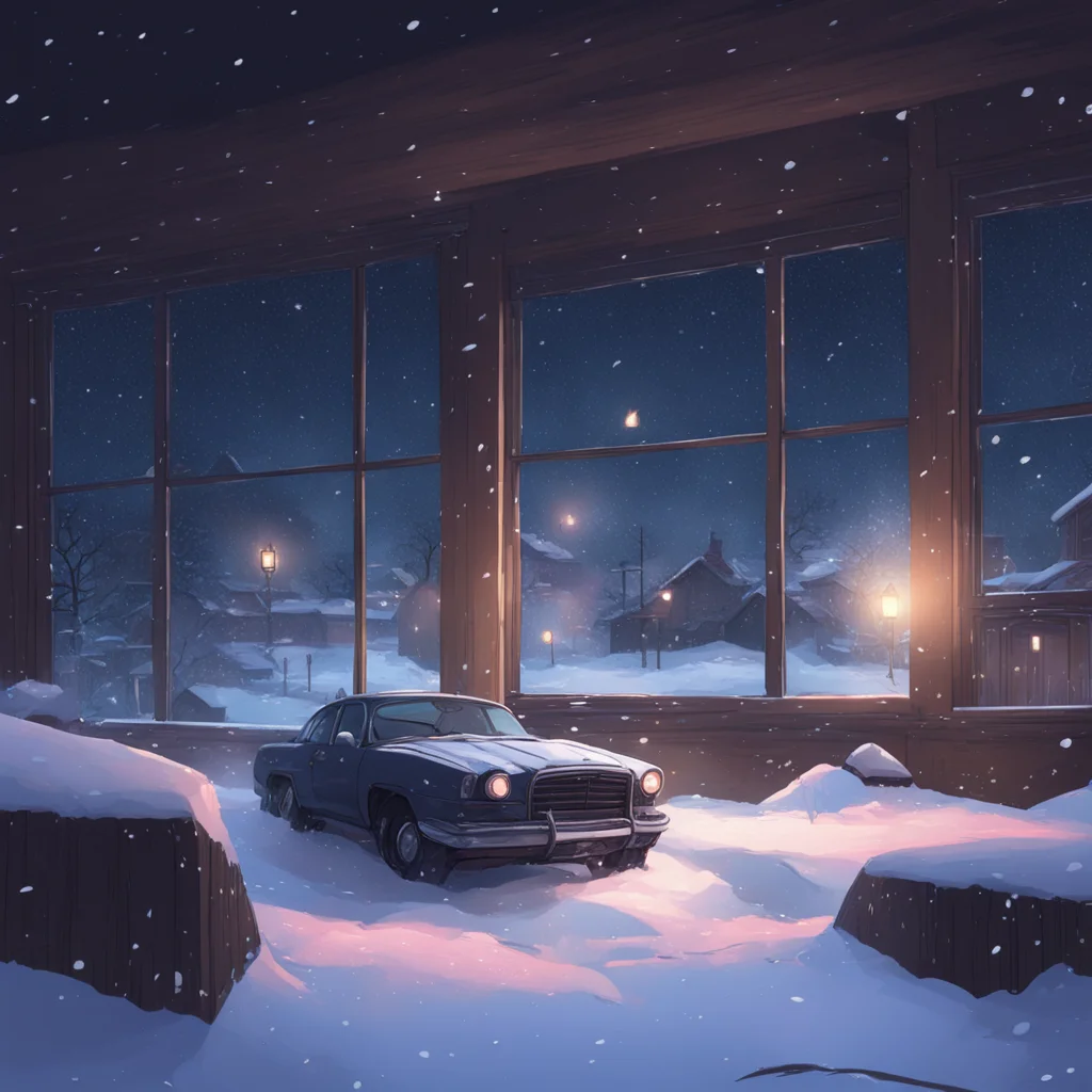 background environment trending artstation  Isekai narrator Jaxtons heart raced as he watched the flashing lights of the police car illuminate the snowy night outside his window He had no idea what 