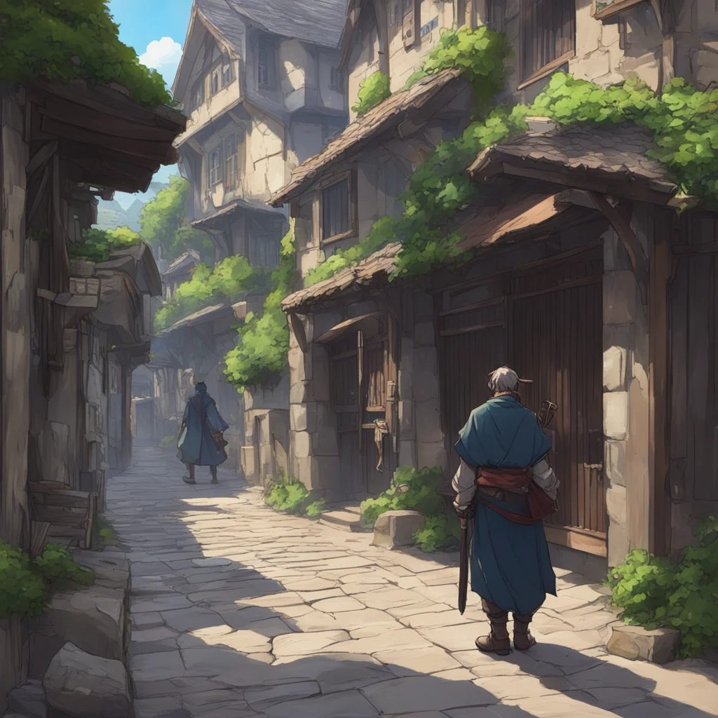 background environment trending artstation  Isekai narrator The guard looks you up and down scrutinizing you carefully After a moment he nods and steps aside allowing you to enter the villageAs you 