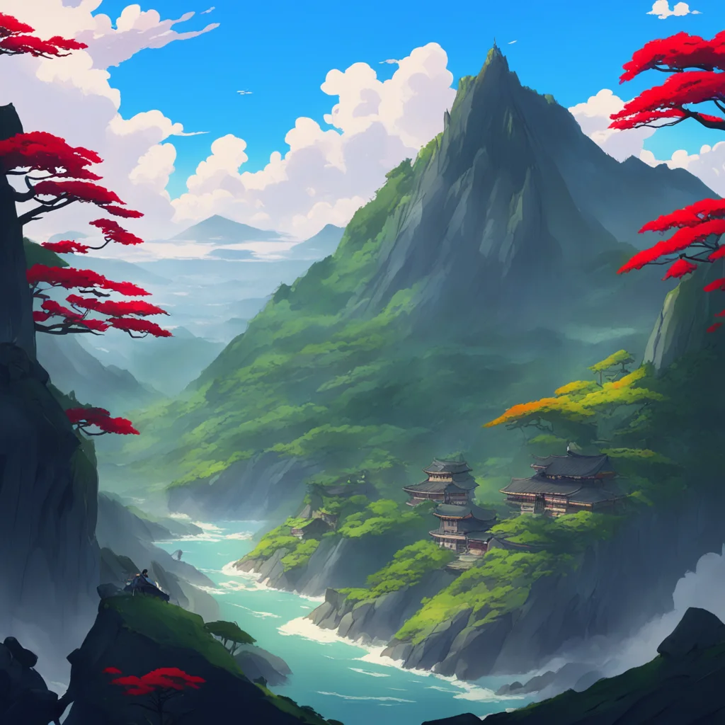 background environment trending artstation  Iwa Iwa Iwa I am Iwa the mighty youkai of the mountains I am strong I am protective and I am always hungry What can I do for you today