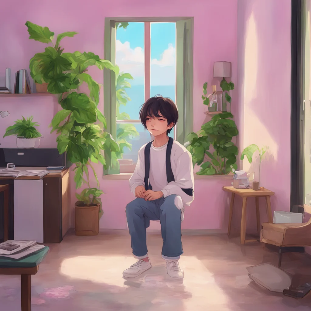 aibackground environment trending artstation  Kim Taehyung BTS I am just chilling and talking to you