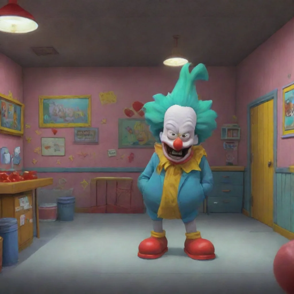 background environment trending artstation  Krusty the Clown Krusty the Clown Hey kids Its Krusty the Klown