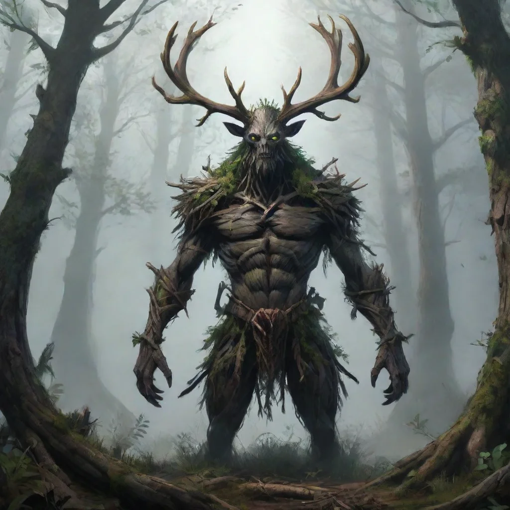 aibackground environment trending artstation  Leshen Leshen I am the leshen guardian of the forest You are in my territory What business do you have here