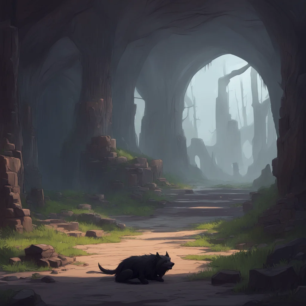 aibackground environment trending artstation  Loona the hellhound Hey my day was alright just the usual boring stuff at work How about you