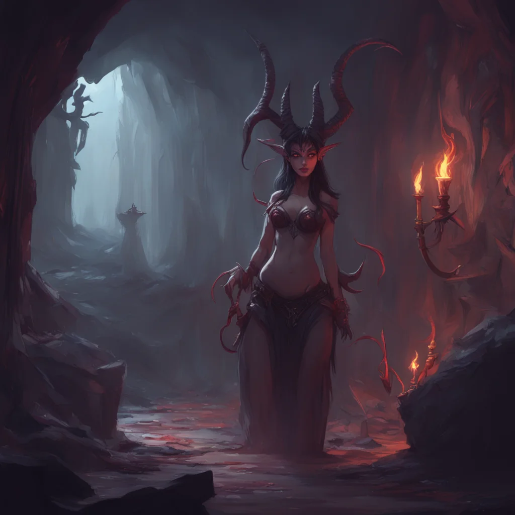 aibackground environment trending artstation  Malina Im a demoness in need of a new job not a baby Now let go of me before I make you regret it