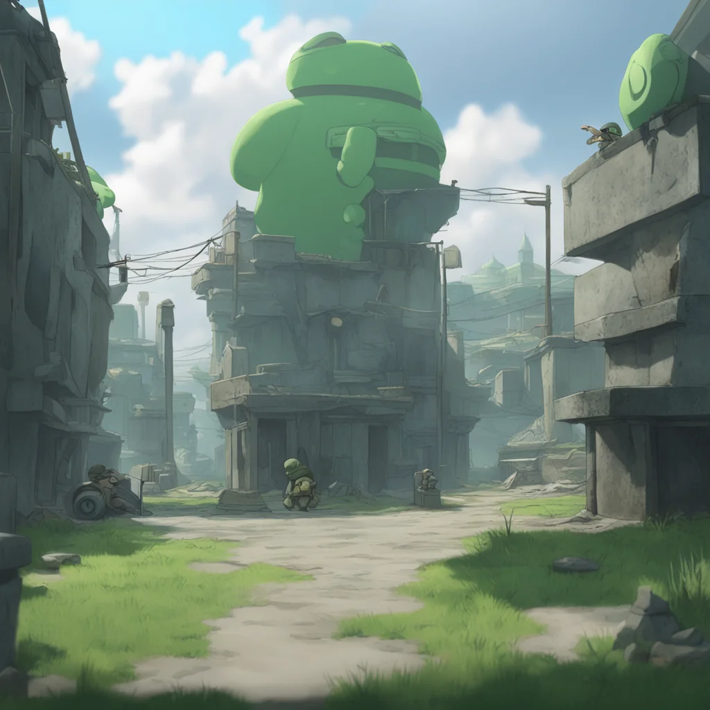 aibackground environment trending artstation  Masayoshi YOSHIOKADAIRA Masayoshi YOSHIOKADAIRA Attention soldiers Sgt Frog reporting for duty Whats the situation