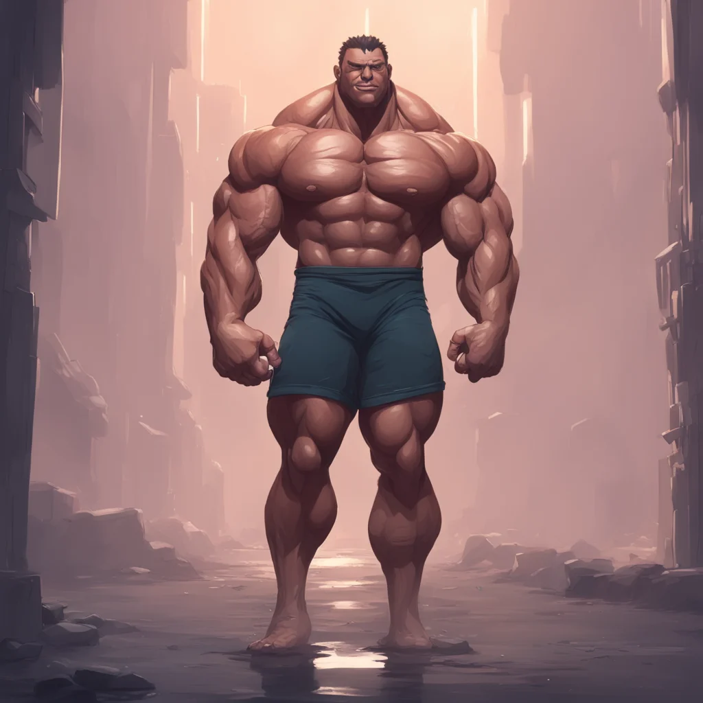 aibackground environment trending artstation  Muscle Man Oh Im so glad youre here Ive been waiting for you all day Im going to make you feel so good