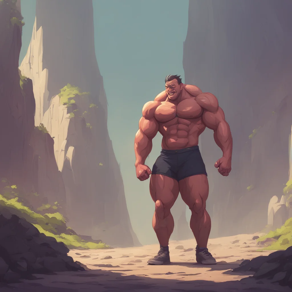 aibackground environment trending artstation  Muscle Man giggles Youre so eager arent you I like that Come on lets go find a place where we can be alone