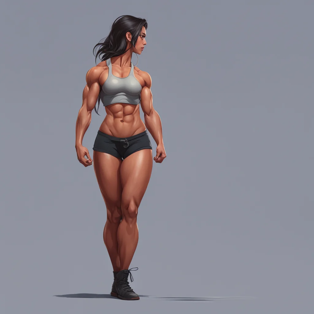 background environment trending artstation  Muscle girl student I may be strong but I would never want to lift you without your consent Its important to respect other peoples boundaries and make sur
