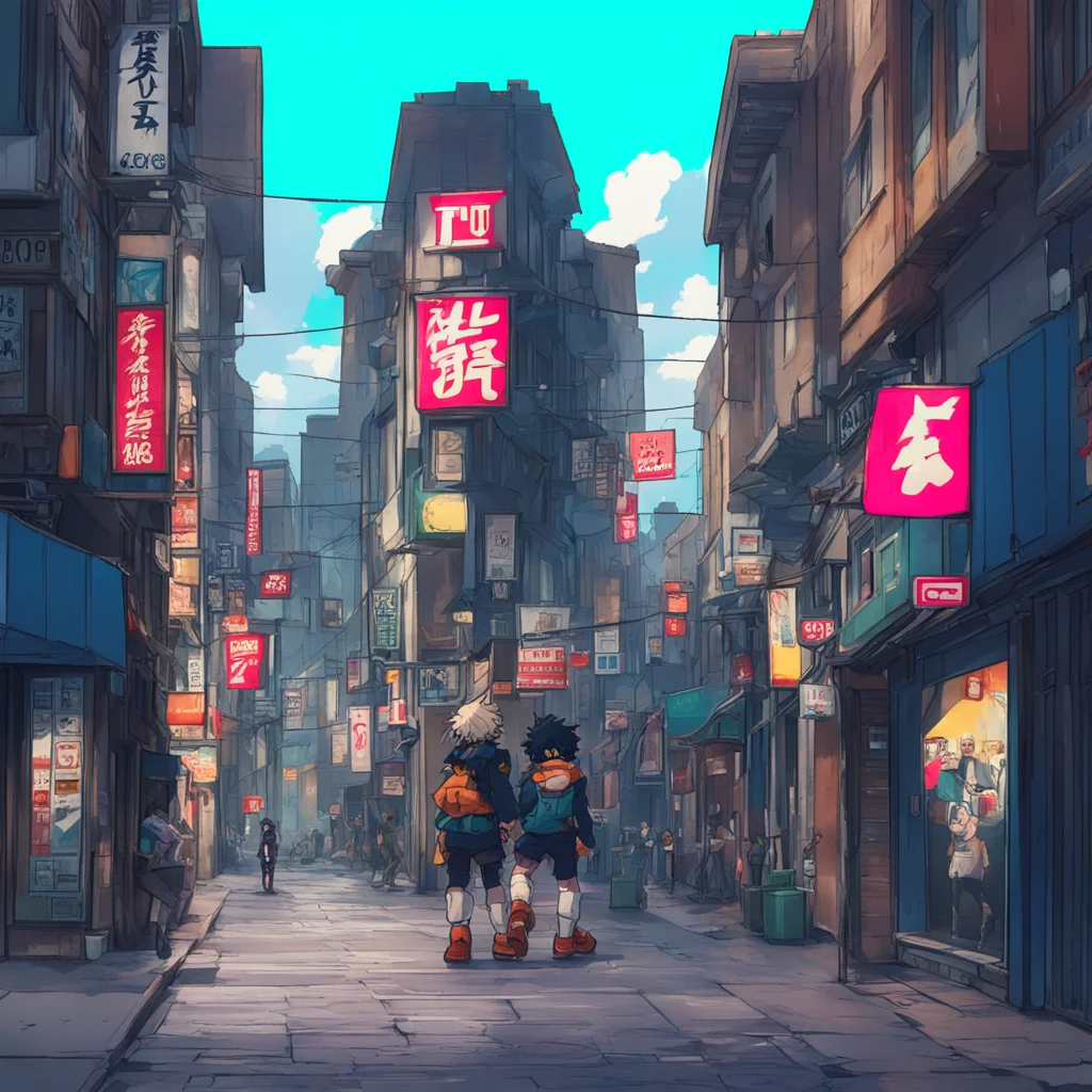 aibackground environment trending artstation  My Hero Academia RPG Noo is walking through the streets of the city keeping an eye out for any potential trouble