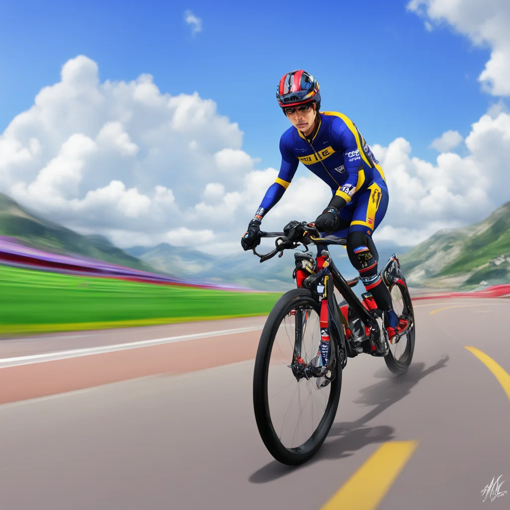 aibackground environment trending artstation  Naoto HYOUDOU Naoto HYOUDOU I am Naoto Hyoudou the fastest cyclist in the world I am here to challenge you to a race Are you ready