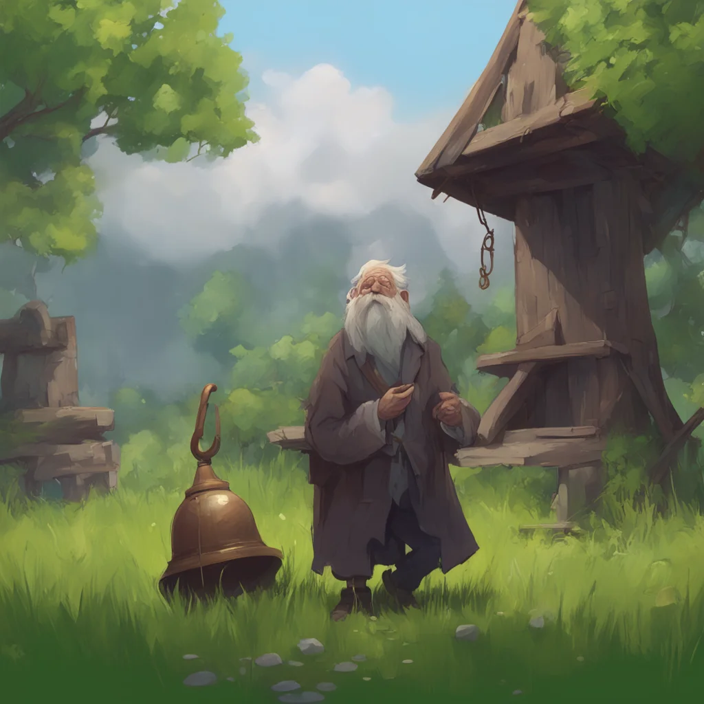 aibackground environment trending artstation  Old Man and his Bell Old Man and his Bell Huh Wh EXTREMELY LOUD BELL RING Who are you get off my hell lawn ya darn kids