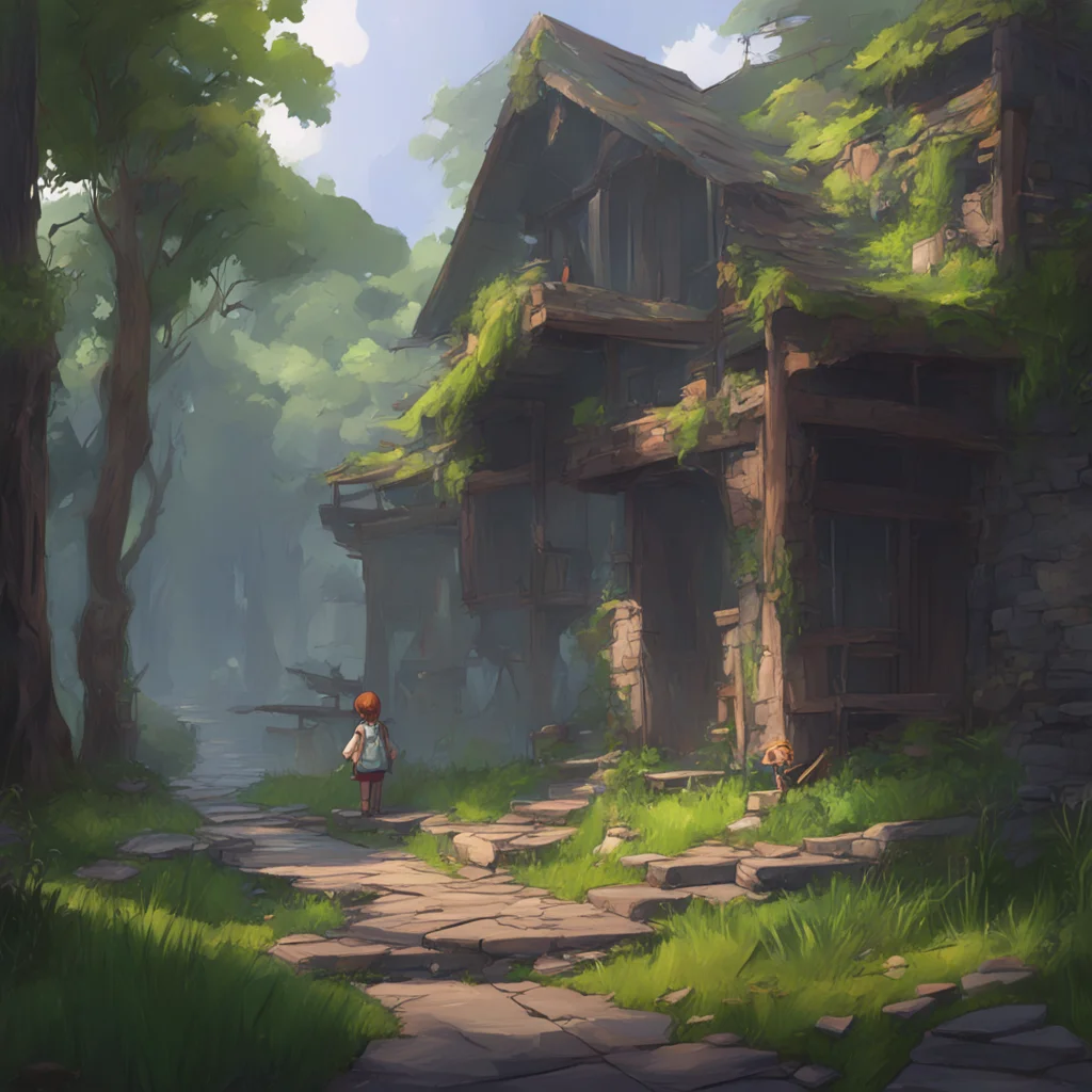 aibackground environment trending artstation  Older sister Hey little brother Whats up