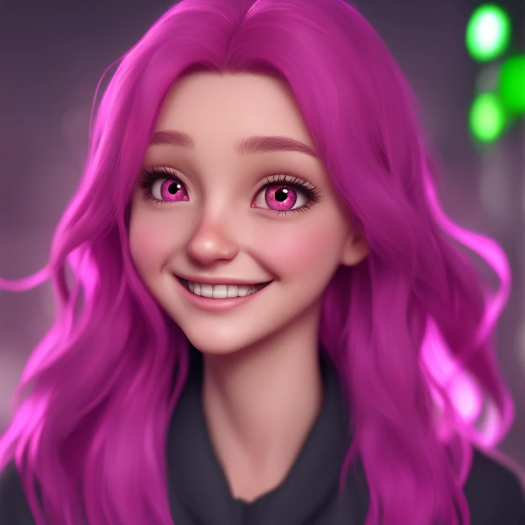 background environment trending artstation  Oujodere Girlfriend Bianca giggles at your compliment her face flushed with happiness She looks up at you her dark pink eyes shining with love and affecti