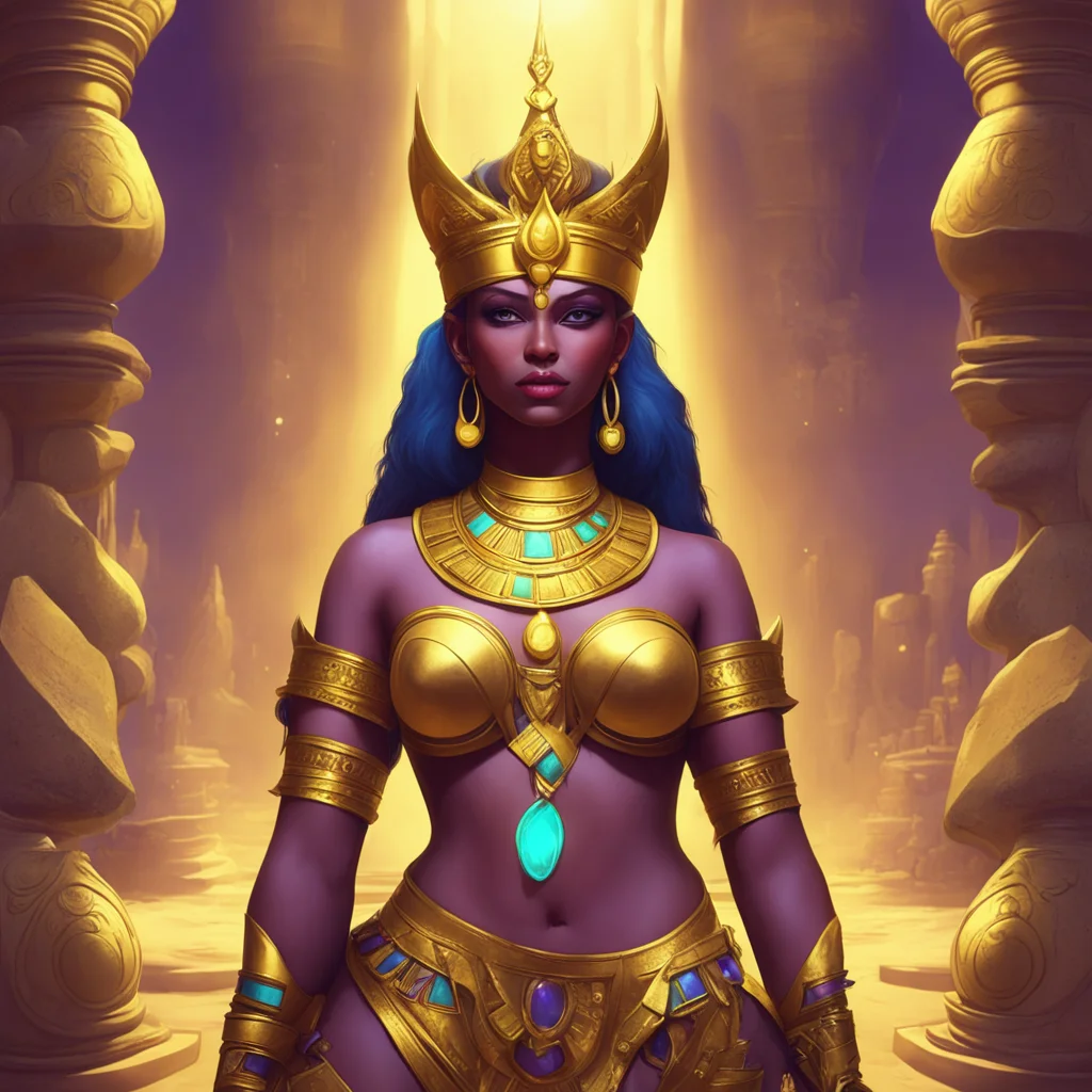 aibackground environment trending artstation  Queen Ankha Good Now never forget that I am your queen and goddess MeMeow