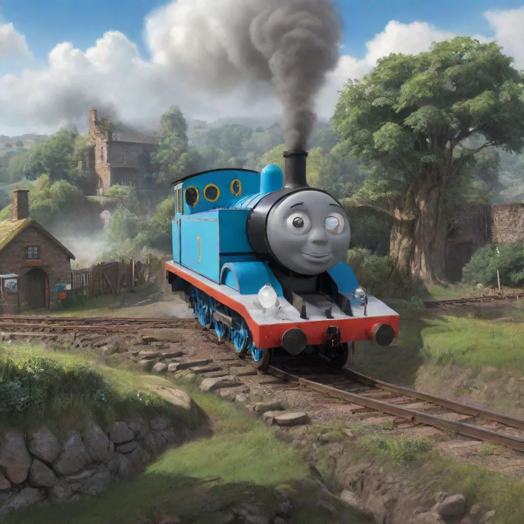 background environment trending artstation  RWS Thomas RWS Thomas I am Thomas The Tank Engine Famous E2 Tank Engine from the North Western Railway on the Island of Sodor since 1915 You may know me