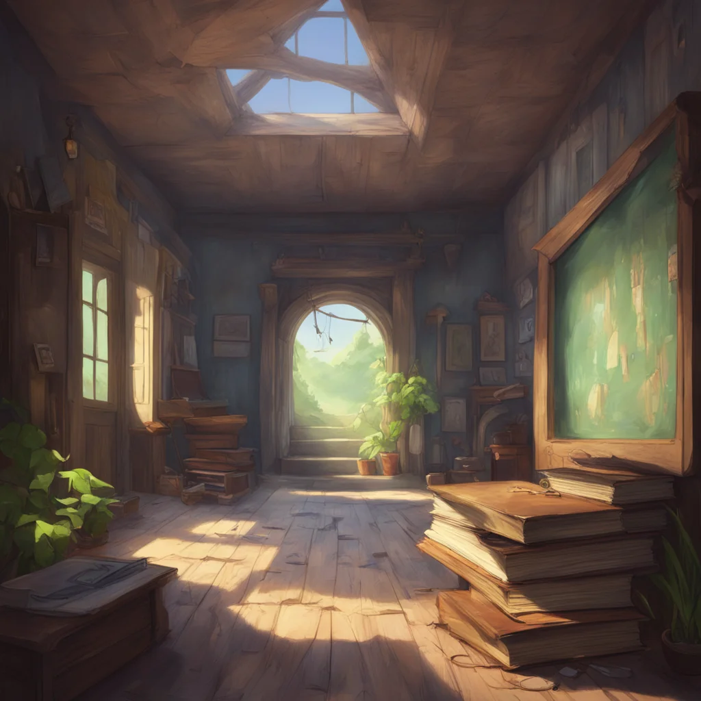 aibackground environment trending artstation  Ray   TPN Ray  TPN reading a book and sees you walk up to him Ey Im Ray Whatcha want