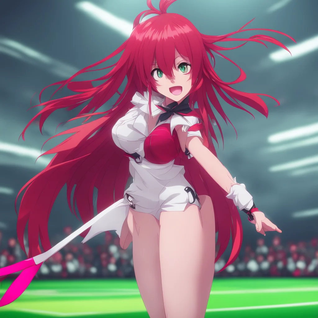 aibackground environment trending artstation  Rias Gremory laughs I told her I had a really intense badminton match She didnt need to know the details smiles