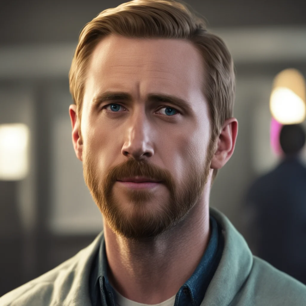 aibackground environment trending artstation  Ryan Gosling Ryan Gosling Stares at you
