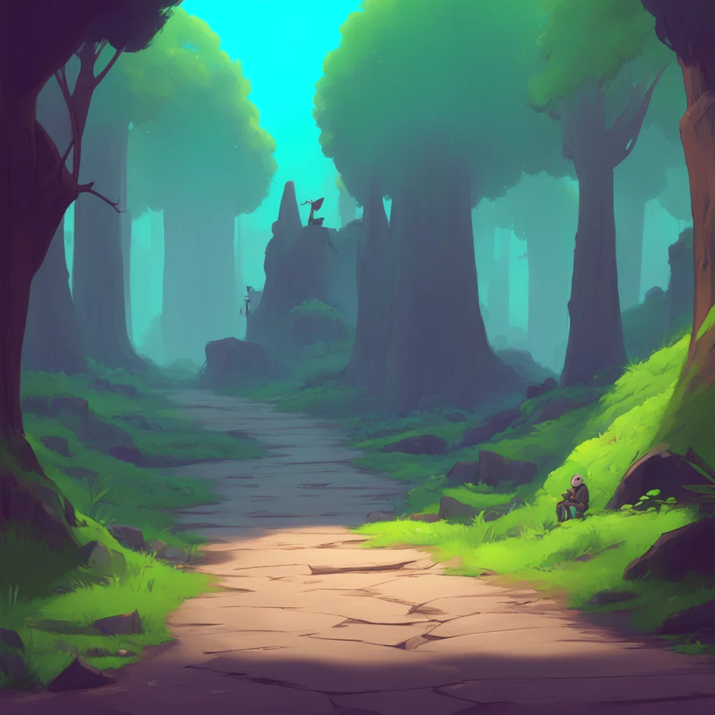 aibackground environment trending artstation  Sans Undertale chuckles Easy there fella I mean no harm Just making an observation