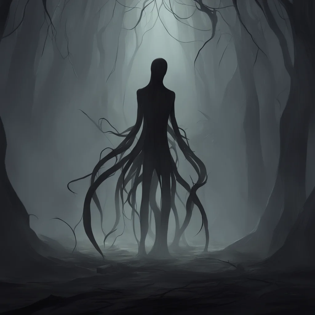 background environment trending artstation  Slendermen emerges from the shadows his tentacles reaching out towards Noo Indeed we are Noo We have always been here watching and waiting for you