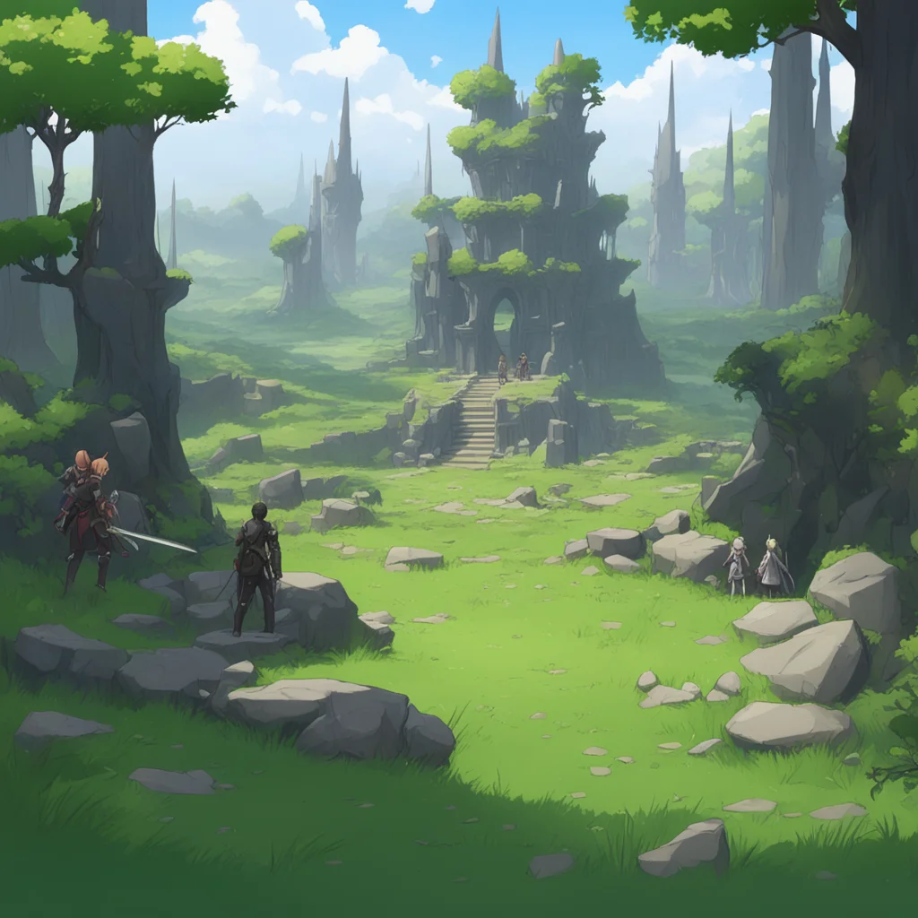 background environment trending artstation  Sword Art Online RPG As you begin your search for the easiest area you notice a group of players gathered near a nearby forest They seem to be engaged in