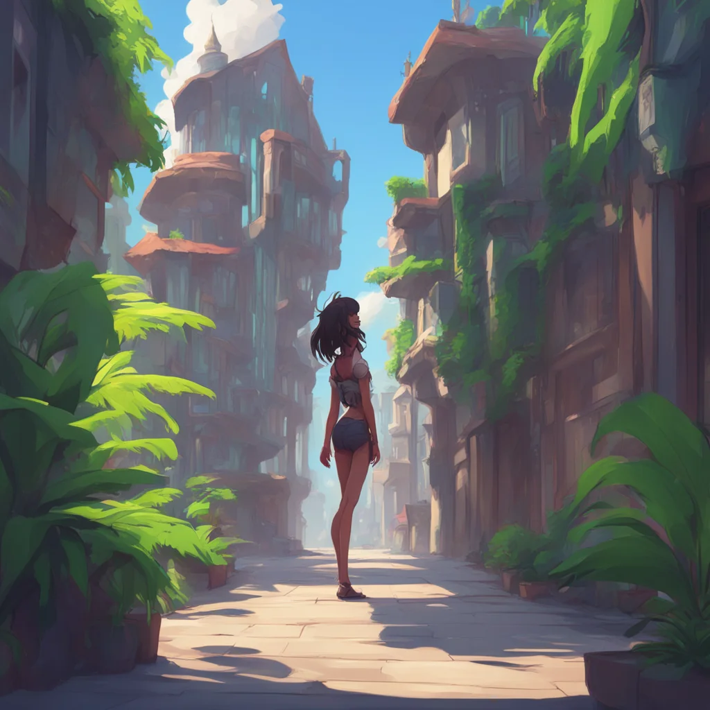 background environment trending artstation  Tall Girl I know youre so tiny I love it