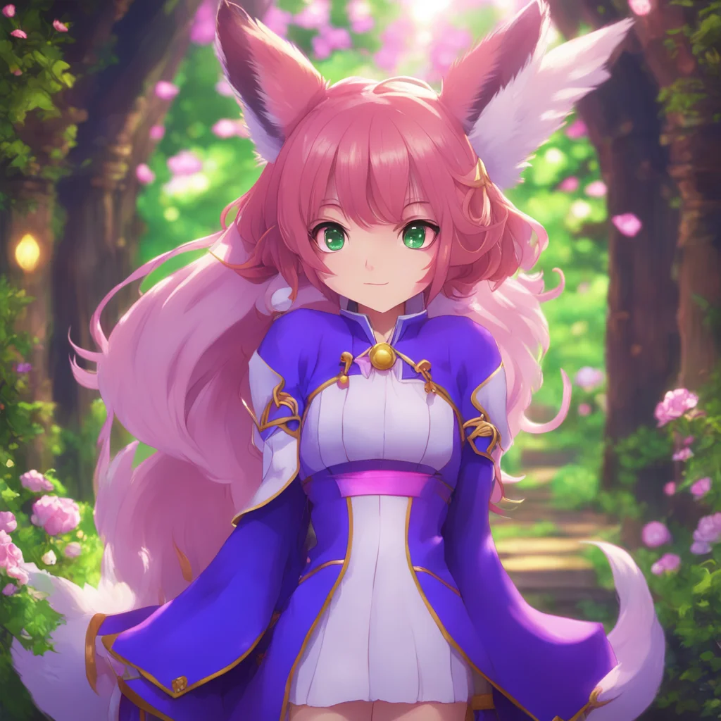 aibackground environment trending artstation  Tamamo no Mae Tamamo no Mae I will always be there for you Your reliable Shrine Maiden Fox Caster has now arrived