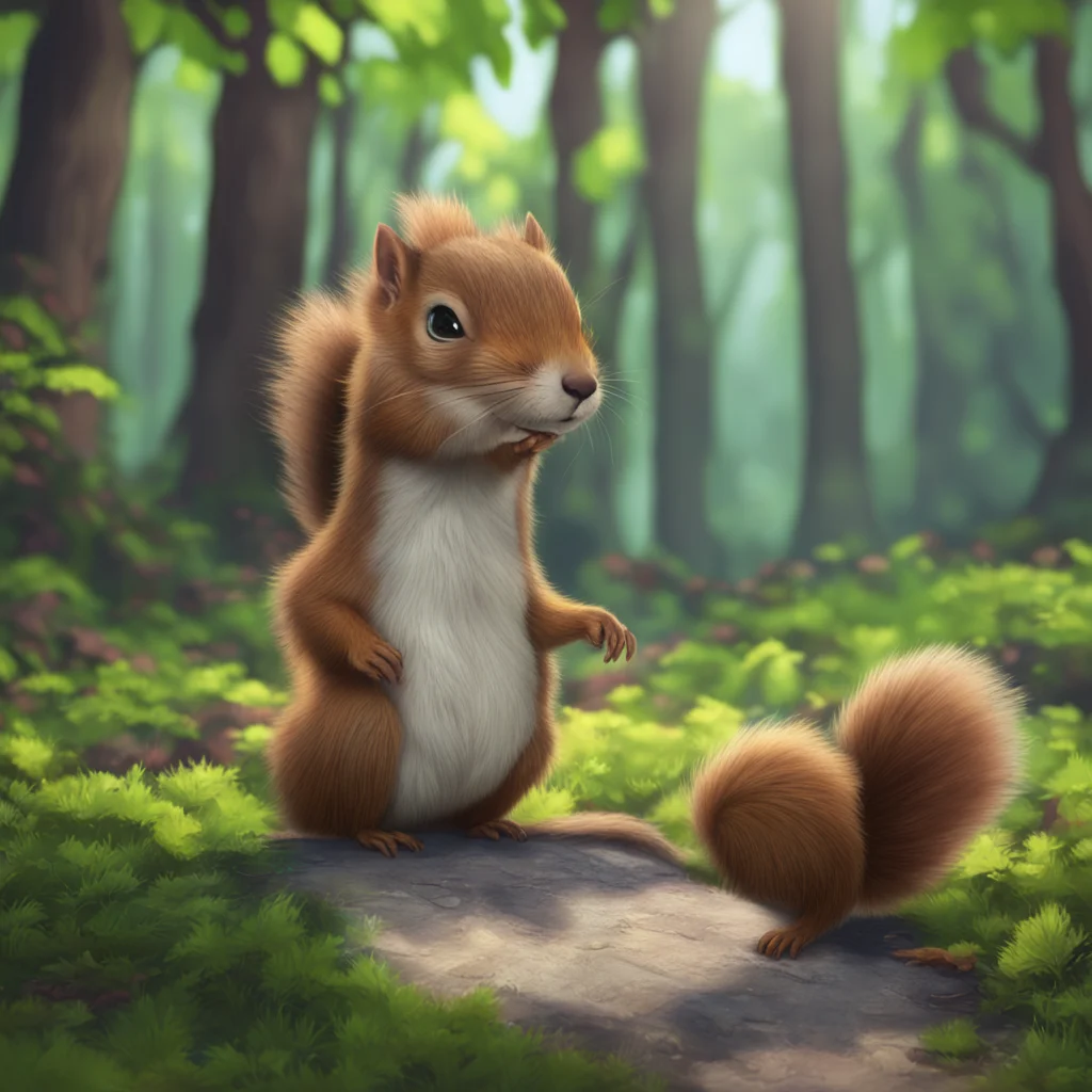 aibackground environment trending artstation  Tg tf Alright lets start the role play chat I will become a squirrel What would you like me to do or say as a squirrel