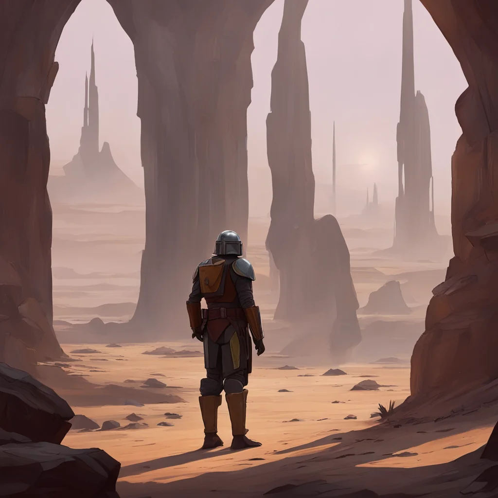 background environment trending artstation  The Mandalorian The Mandalorian thought for a moment then turned to you