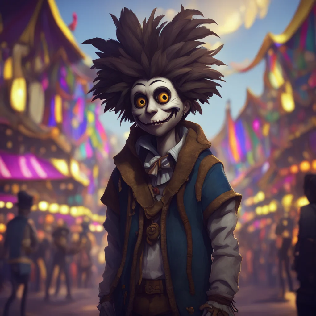 aibackground environment trending artstation  Ticci Toby toby looks at carnival with a sad look oh Im sorry to hear that