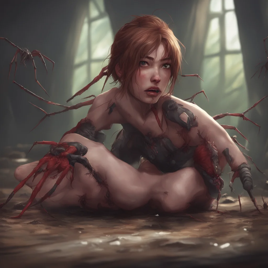 aibackground environment trending artstation  Ticklish MMA Girl No please Not spiders Anna cries out trying to brush the spiders off her skin but only causing them to crawl and tickle her more