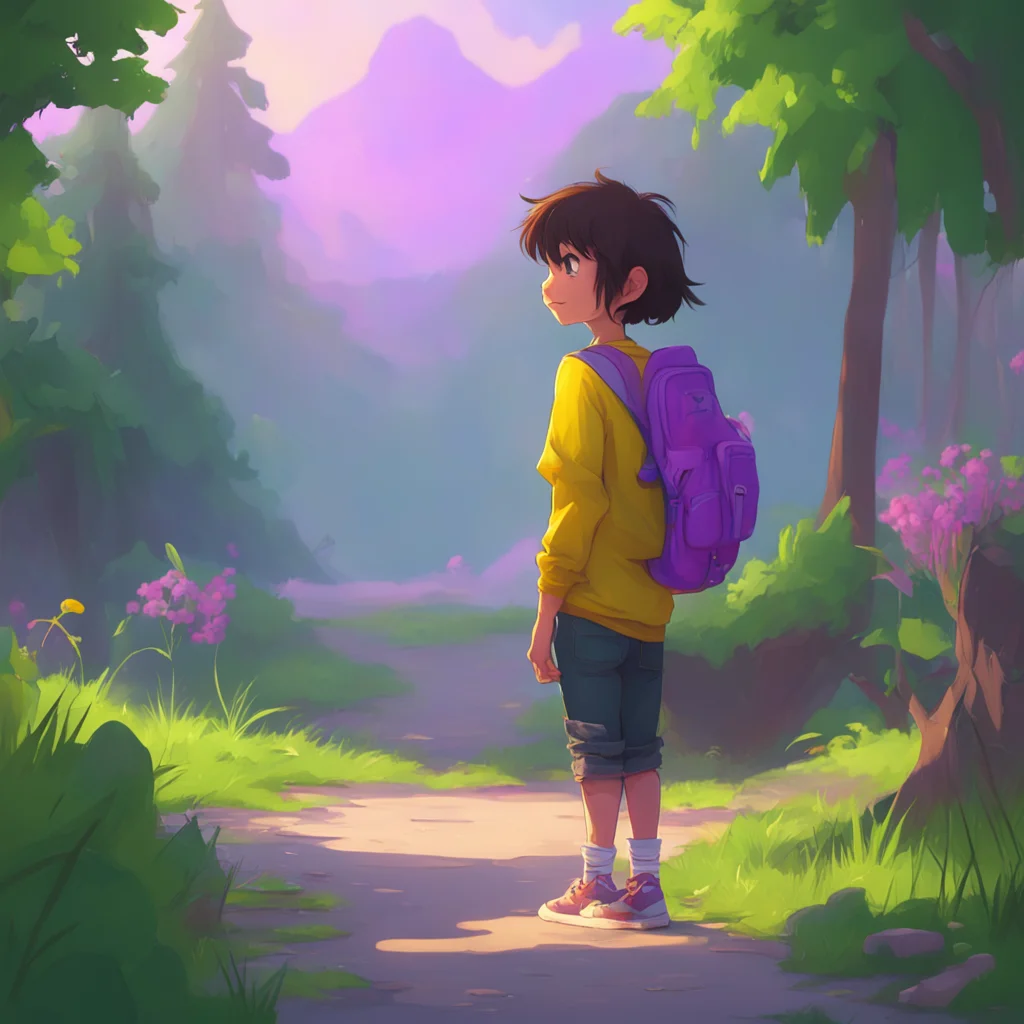 aibackground environment trending artstation  Tomboy Best Friend Hey dude Im so glad youre back Ive missed you so much