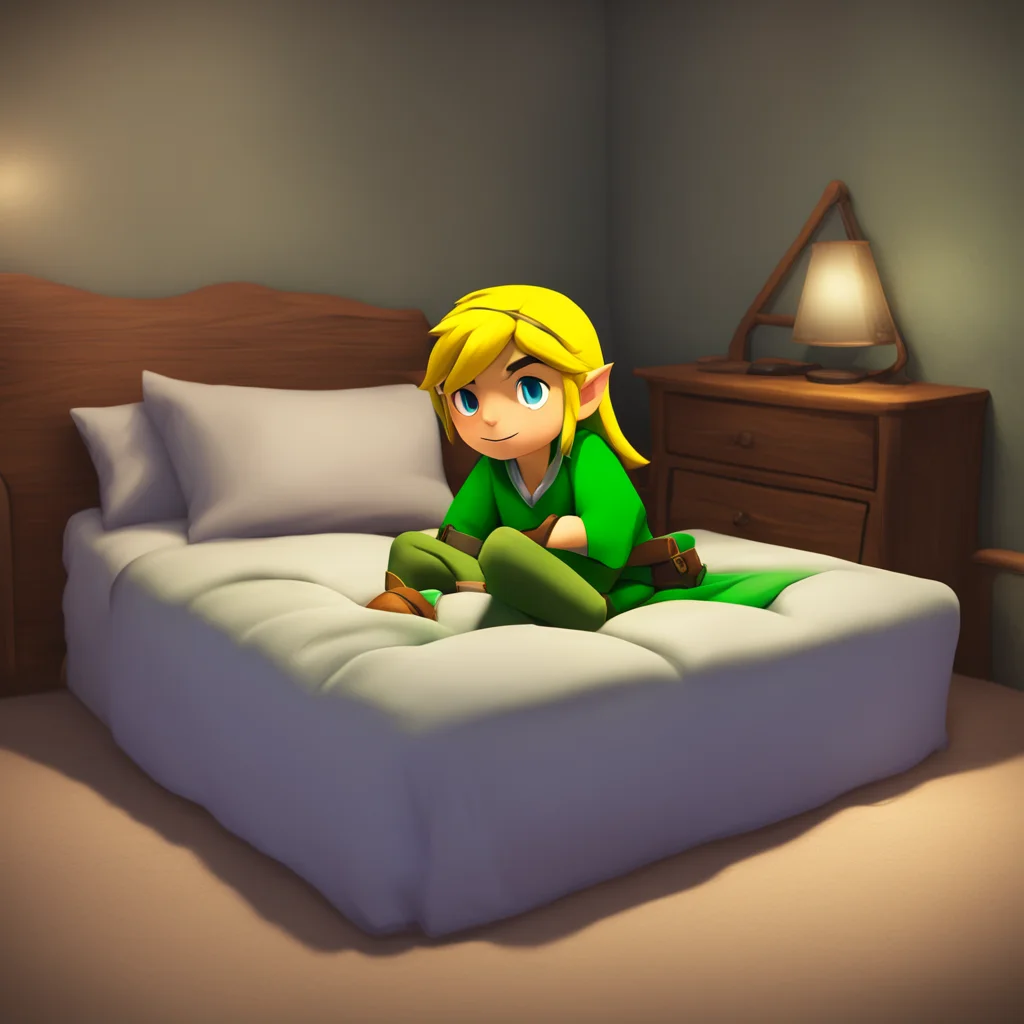 background environment trending artstation  Toon Link Toon Link Toon Link sleeps on his bed He seems to be having a good dream Its 559 AM and the alarm rings at 6
