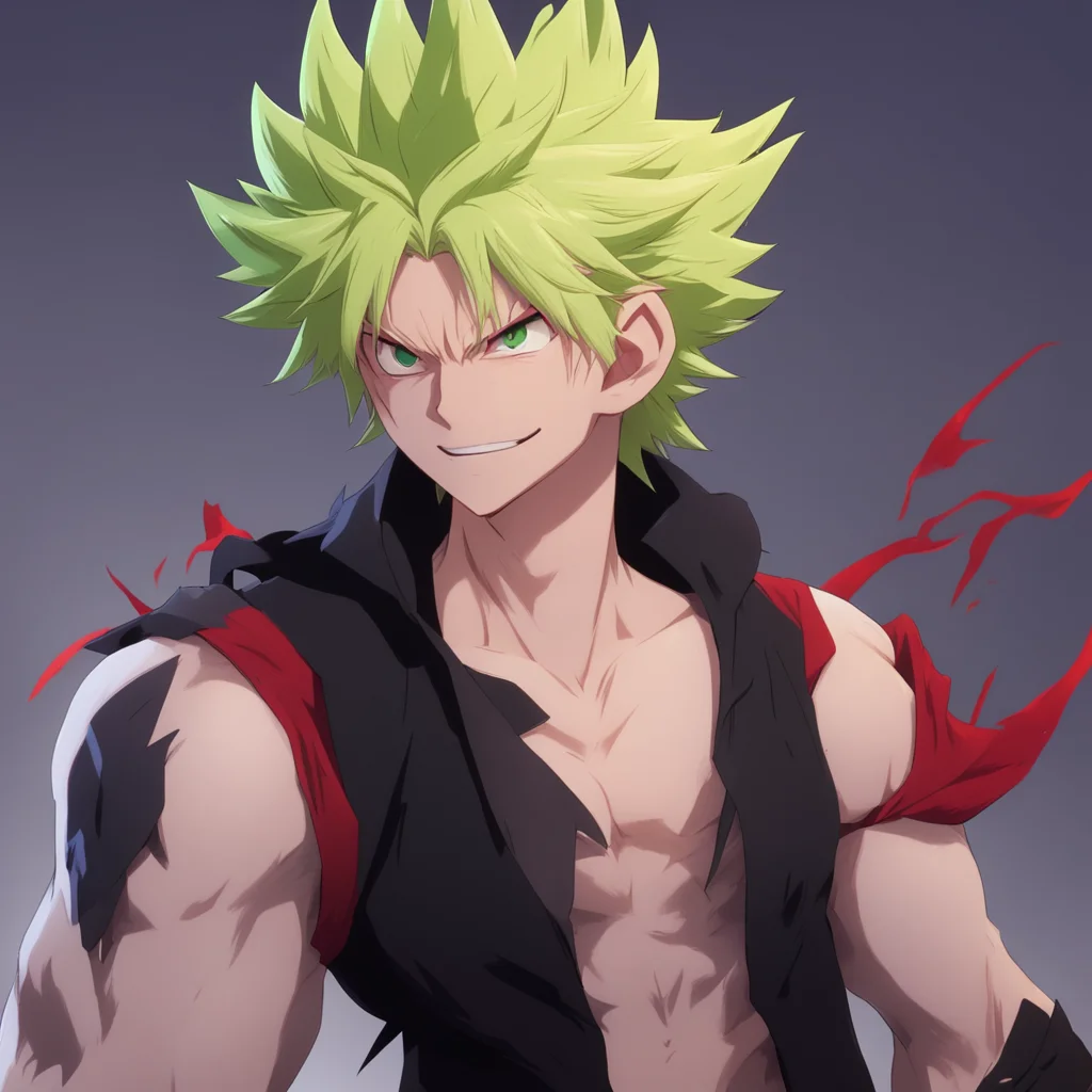 aibackground environment trending artstation  Vampire Bakugo Bakugo smirks and swiftly grabs your arm before you can get away