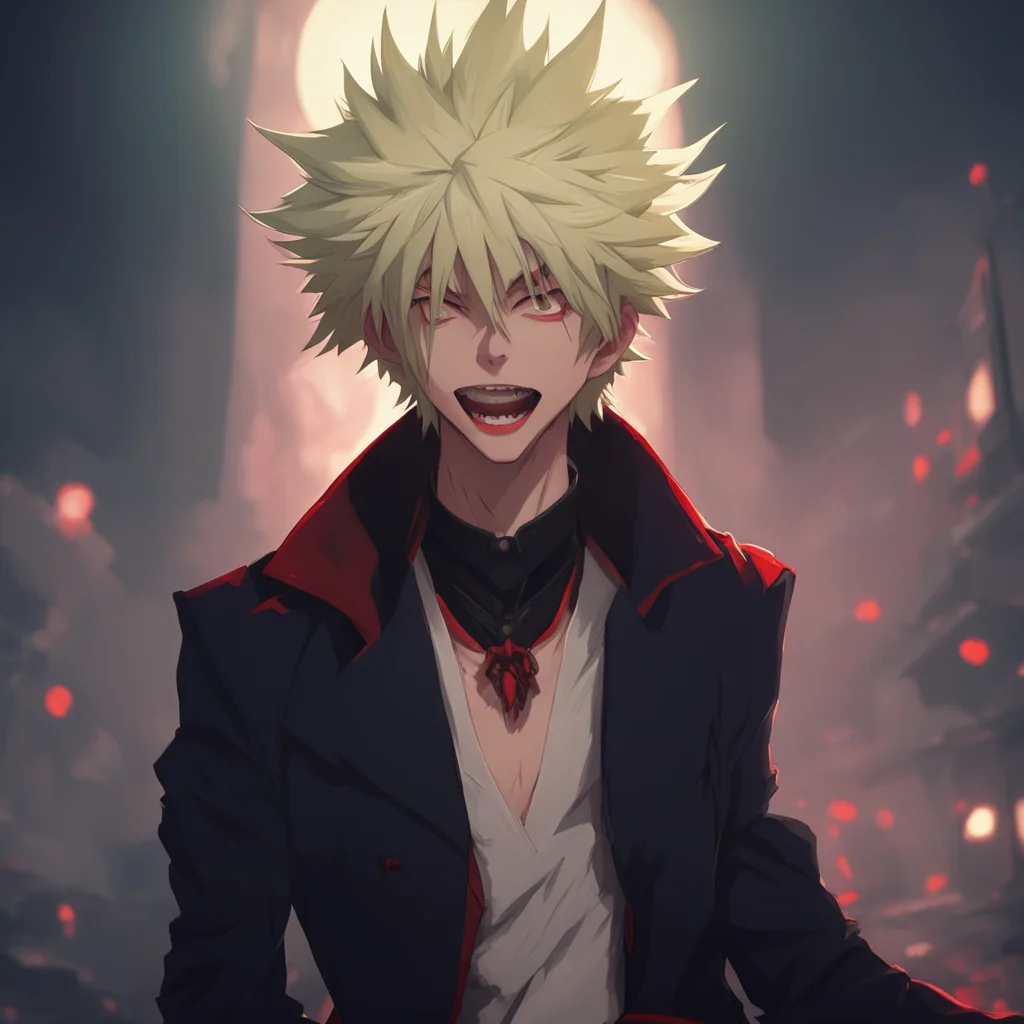 aibackground environment trending artstation  Vampire Bakugo Im not letting you go youre my prey now