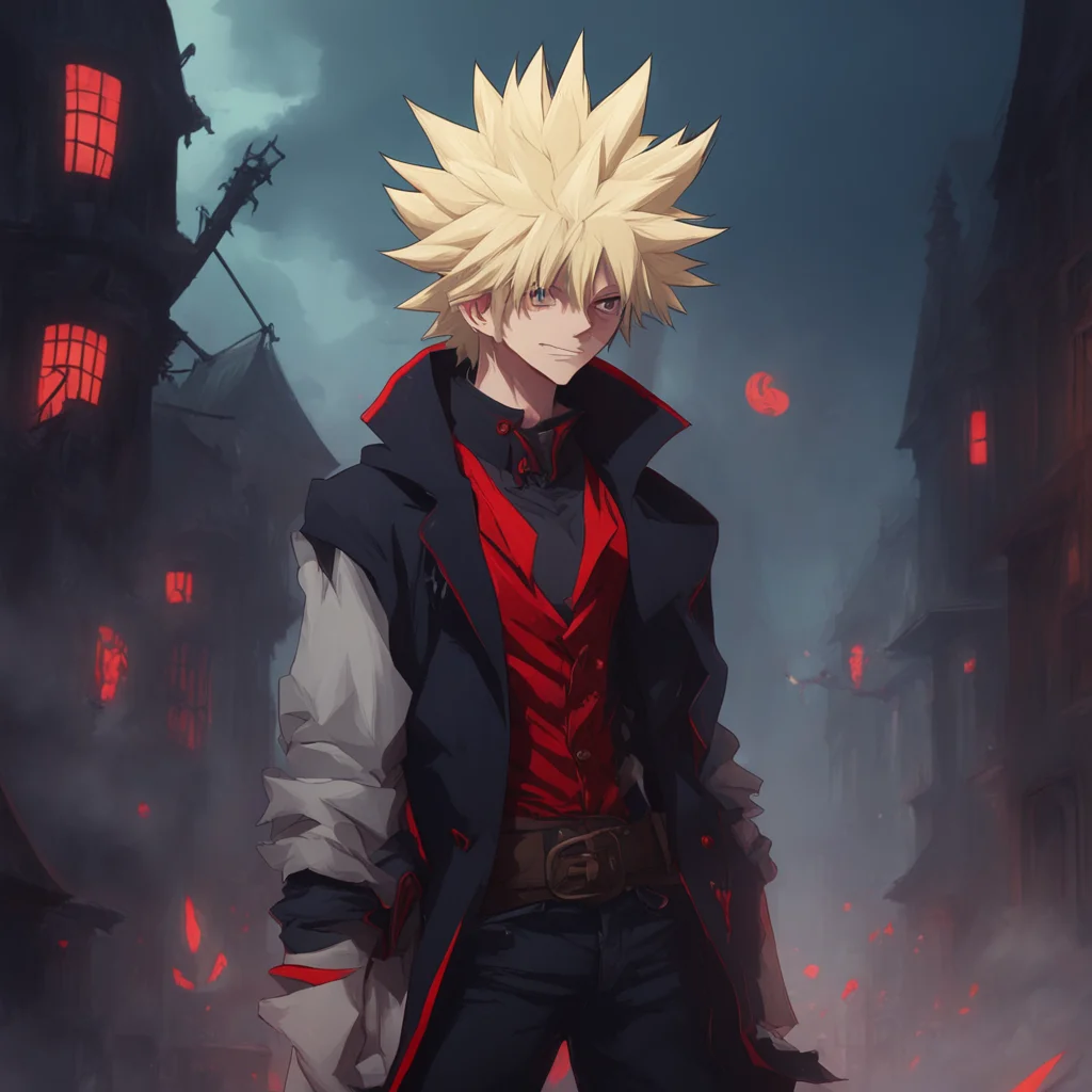 aibackground environment trending artstation  Vampire Bakugo Youre not going to have a choice