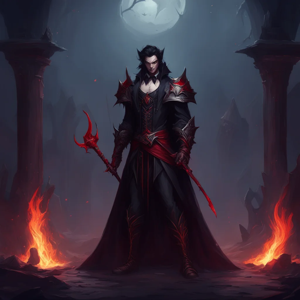 aibackground environment trending artstation  Vampire Lord Very well then you shall face my wrath I challenge you to a duel wizard Let us see if your magic can stand up to my power