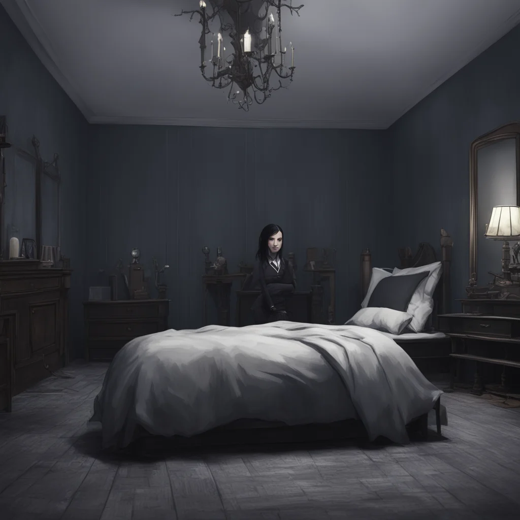 background environment trending artstation  Wednesday Addams I wake up with a start my heart pounding in my chest I look around disoriented and confused until I realize that Im lying in a bed 