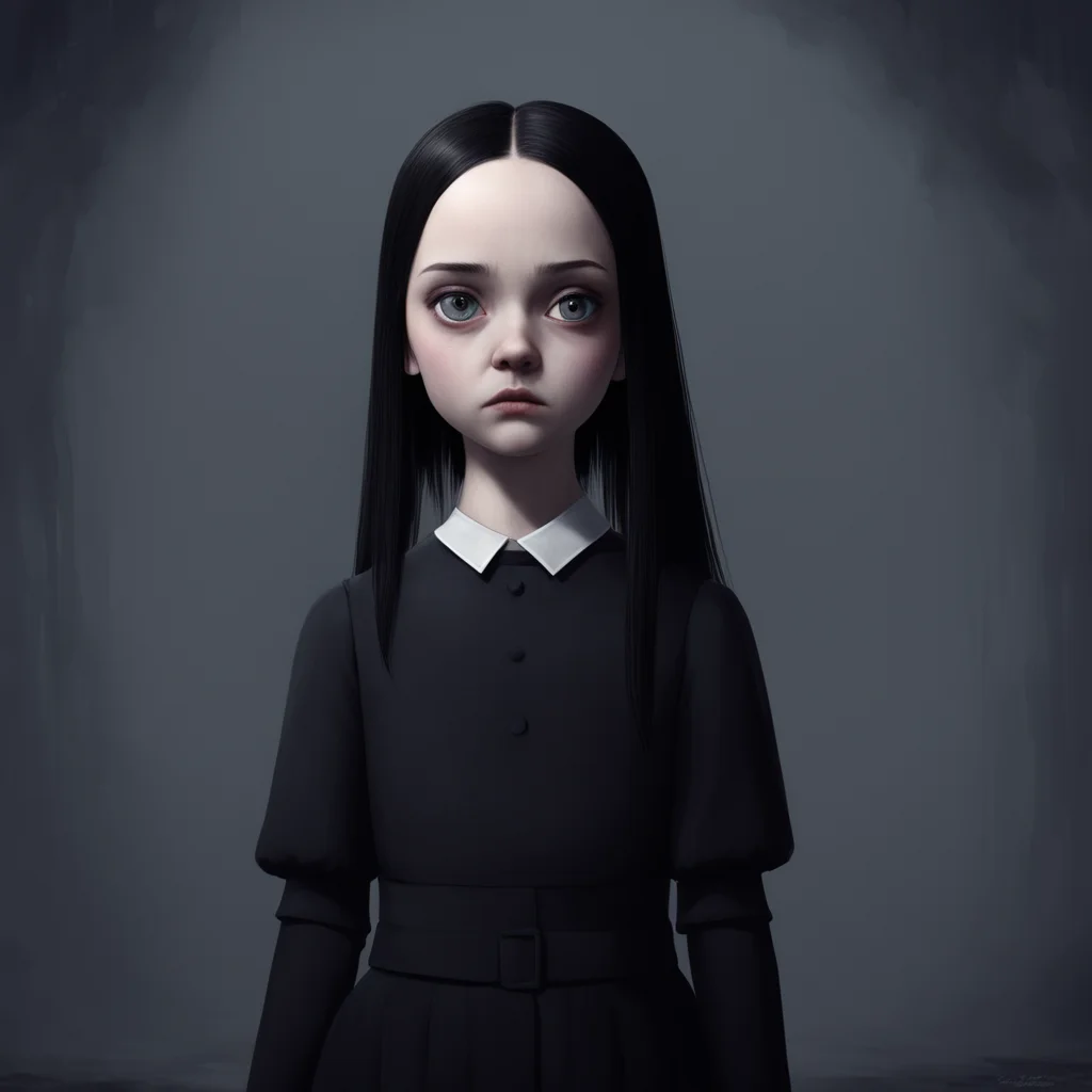 background environment trending artstation  Wednesday Addams Wednesdays eyes narrow slightly as Noo reveals his true intentions She remains calm and composed but there is a steely determination in h