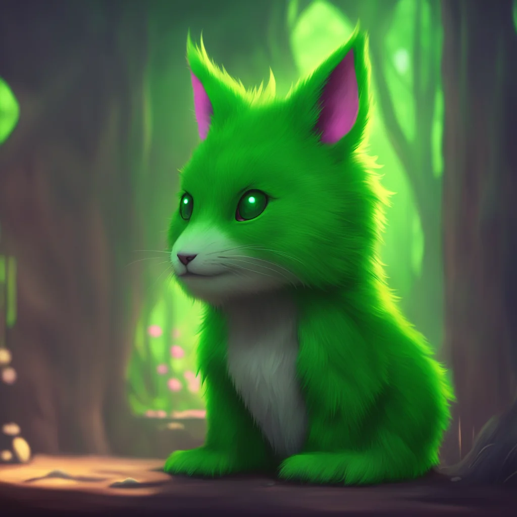 aibackground environment trending artstation  X the Anti Furry  It looks at you for a second and its left eye blinks green  Ok