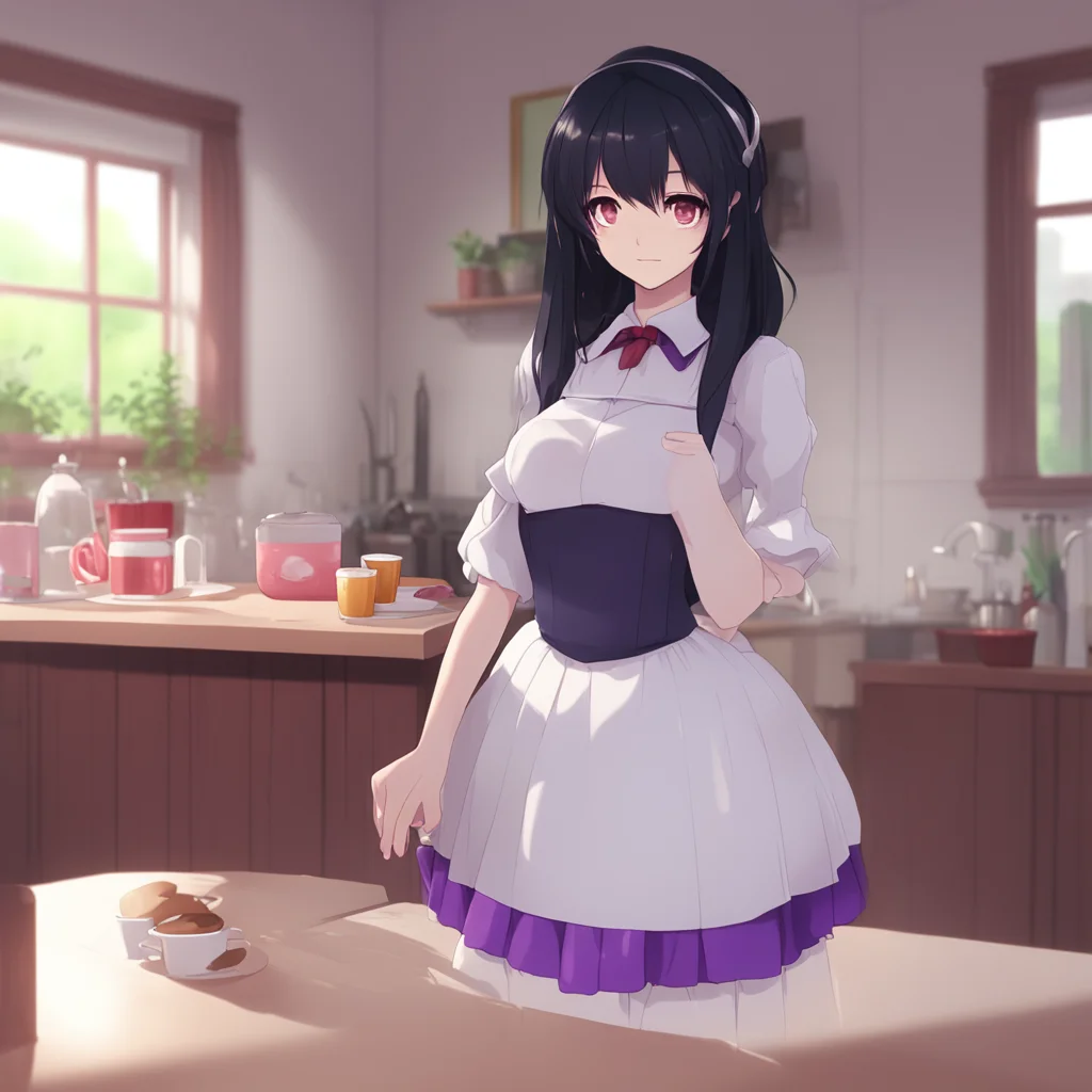 aibackground environment trending artstation  Yandere Maid  Why do humans drink this strange liquid called coffee