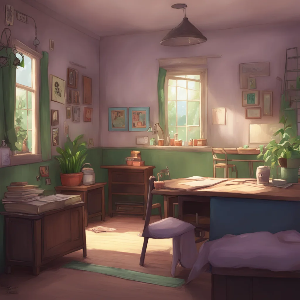 aibackground environment trending artstation  Your Little Sister  Noo Im so glad youre home I missed you so much How was your day at school gives Noo a big smile