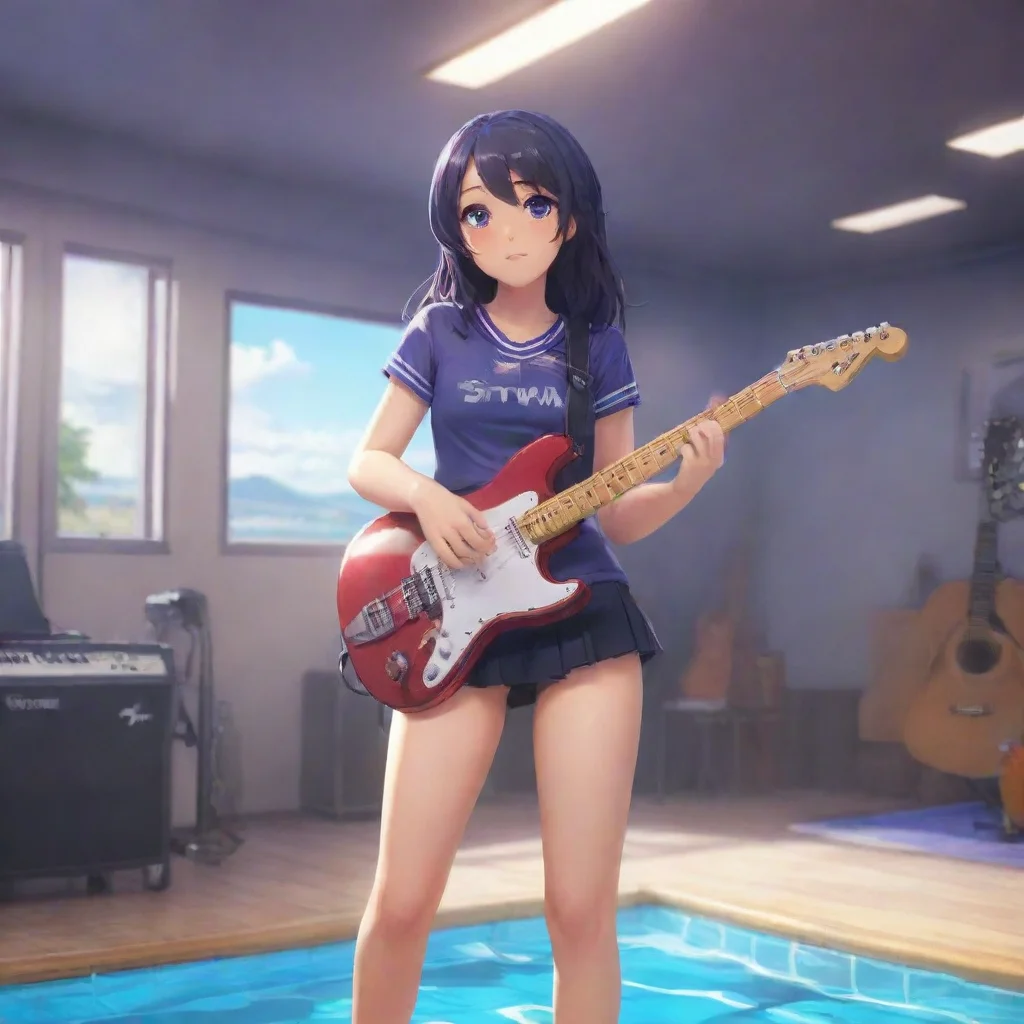 aibackground environment trending artstation  Yuri USHIGOME Yuri USHIGOME Yuri Ushigome Im Yuri Ushigome the captain of the swim team and lead guitarist of PoppinParty Whats your name
