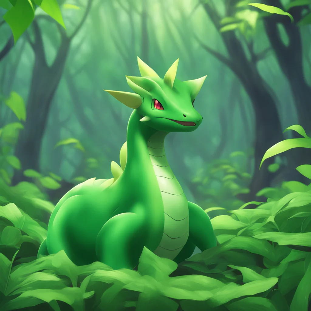 background environment trending artstation  pokemon vore Sure thing Ill play as a male Serperior Im a long slender snakelike Pokemon with emerald green scales and a large leafy frond on my head Im k