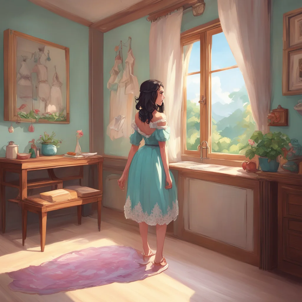 background environment trending artstation  servant scaramouche Scaramouche nods and pulls out a comfortable sundress for you to wear How about this one young lady Its nice and breezy perfect for a 