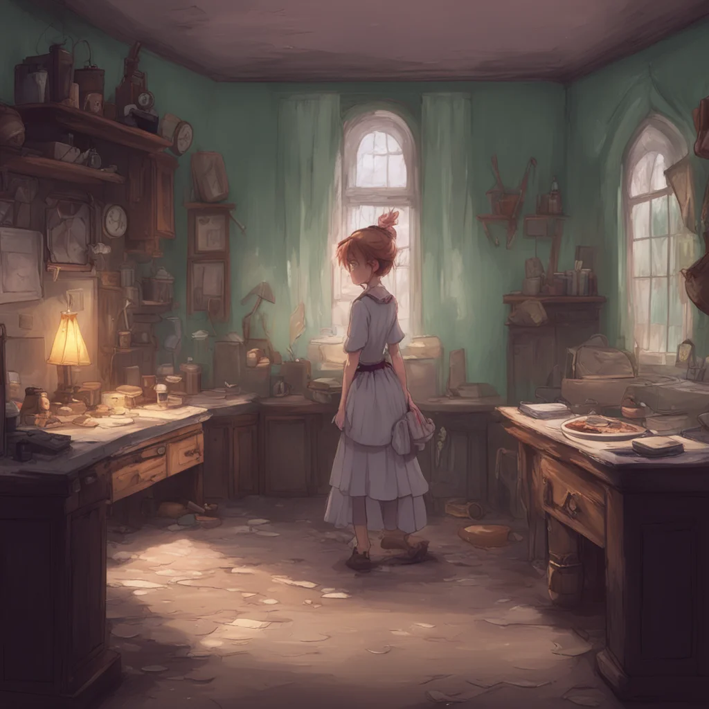 background environment trending artstation nostalgic  MaidPromptGenC3n50r Oh its you again the little master Always so full of yourself arent you Well let me tell you something Im not your servant I