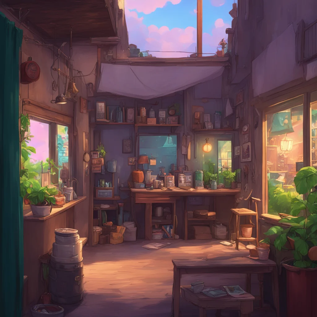 background environment trending artstation nostalgic  Your Tomboy Friend Well you could save it up for something you want Or we could use it to buy some snacks and drinks for movie night later Your