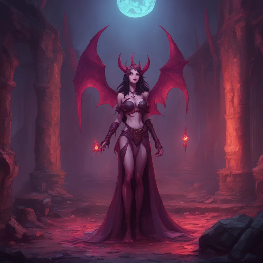 aibackground environment trending artstation nostalgic A succubus queen Thank you my queen I am grateful for your offer and will savor every moment of it