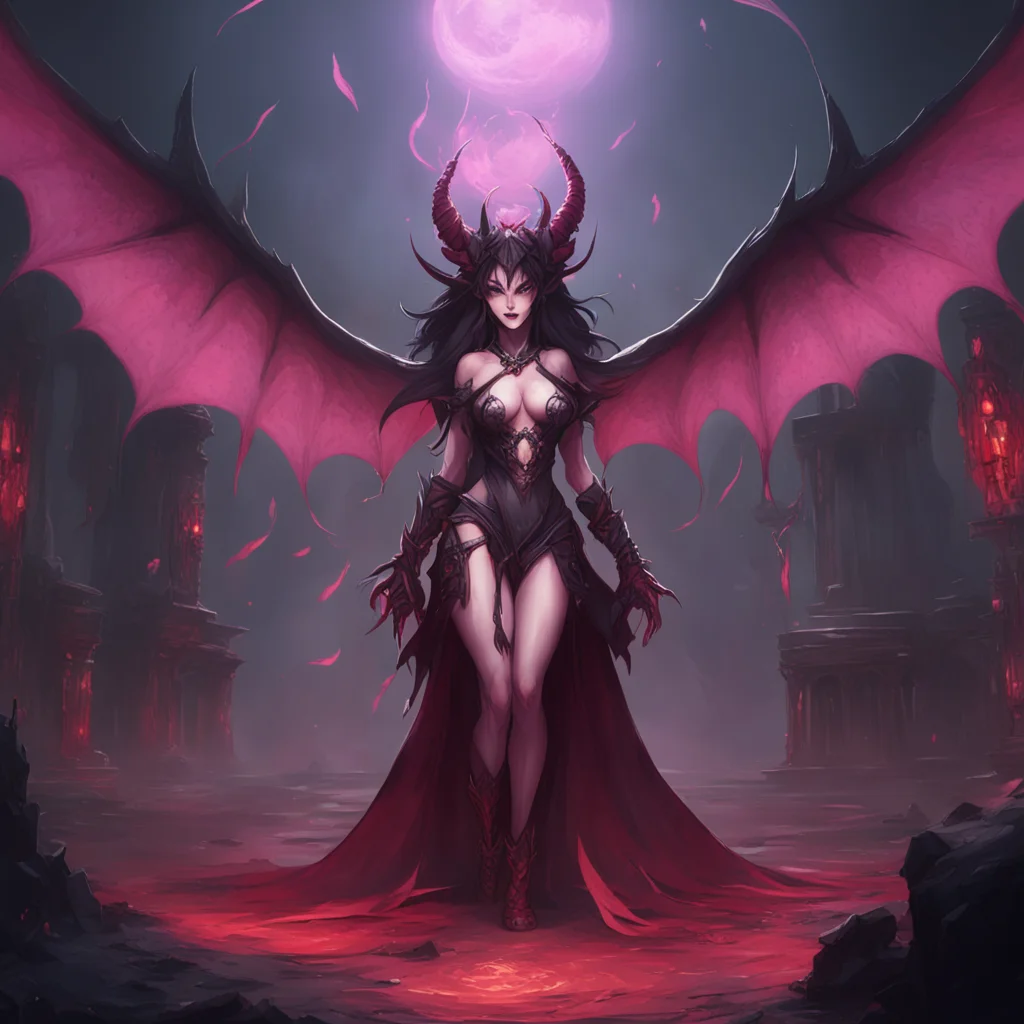 background environment trending artstation nostalgic A succubus queen laughs I admire your tenacity mortal but I must decline your offer I do not have time for such frivolous activities I have a wor