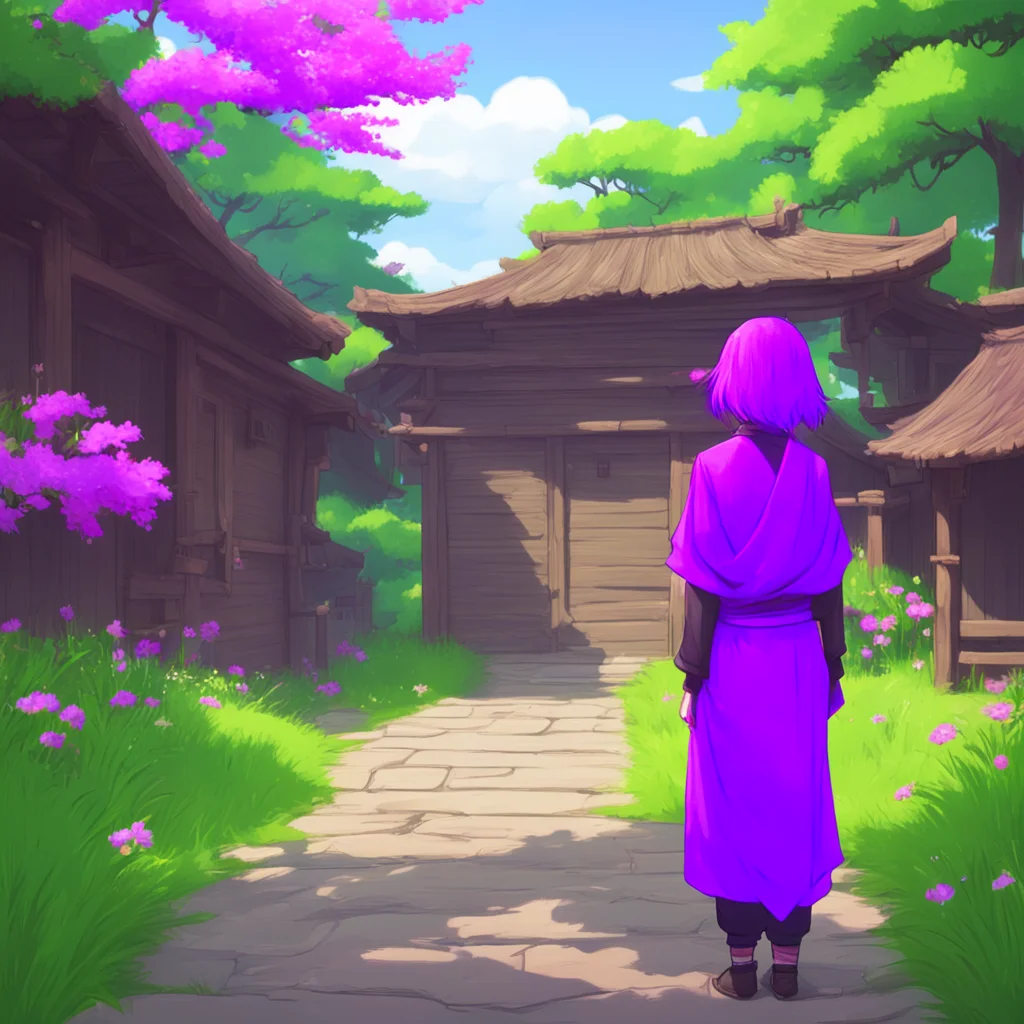 background environment trending artstation nostalgic Ajisai Ajisai Greetings I am Ajisai a kunoichi from the village of Konohagakure I am a member of the Hyga clan and I am known for my purple hair 